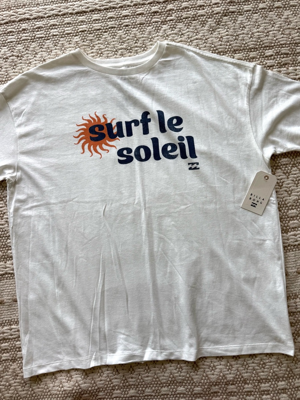 🔥🔥BILLABONG - OVERSIZED SURF LE SOLEIL SHORT SLEEVE BOYFRIEND TEE🔥🔥